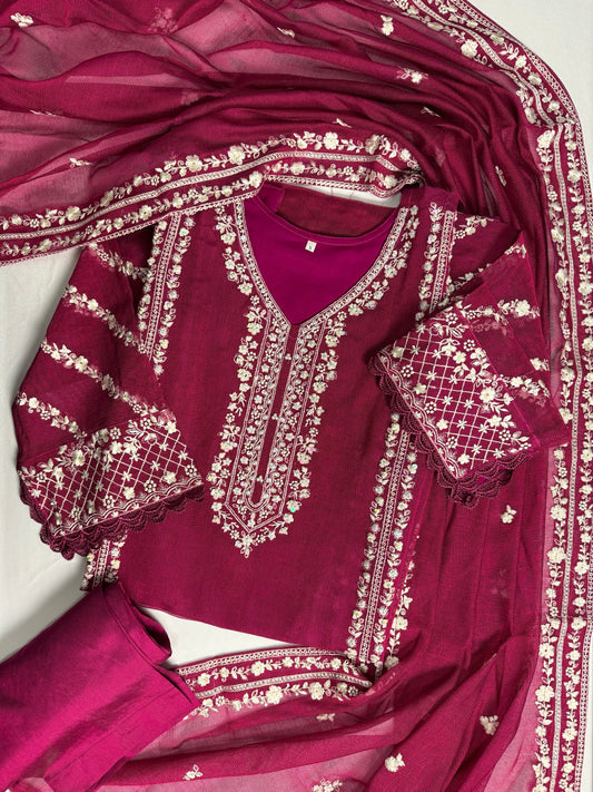 Pearl Elegance - Hot Pink